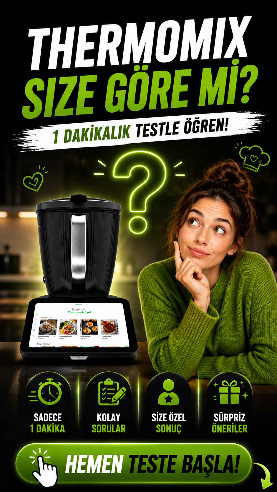 Thermomix TM7 İhtiyaç Testi - 1 dakikada size uygun mu öğrenin