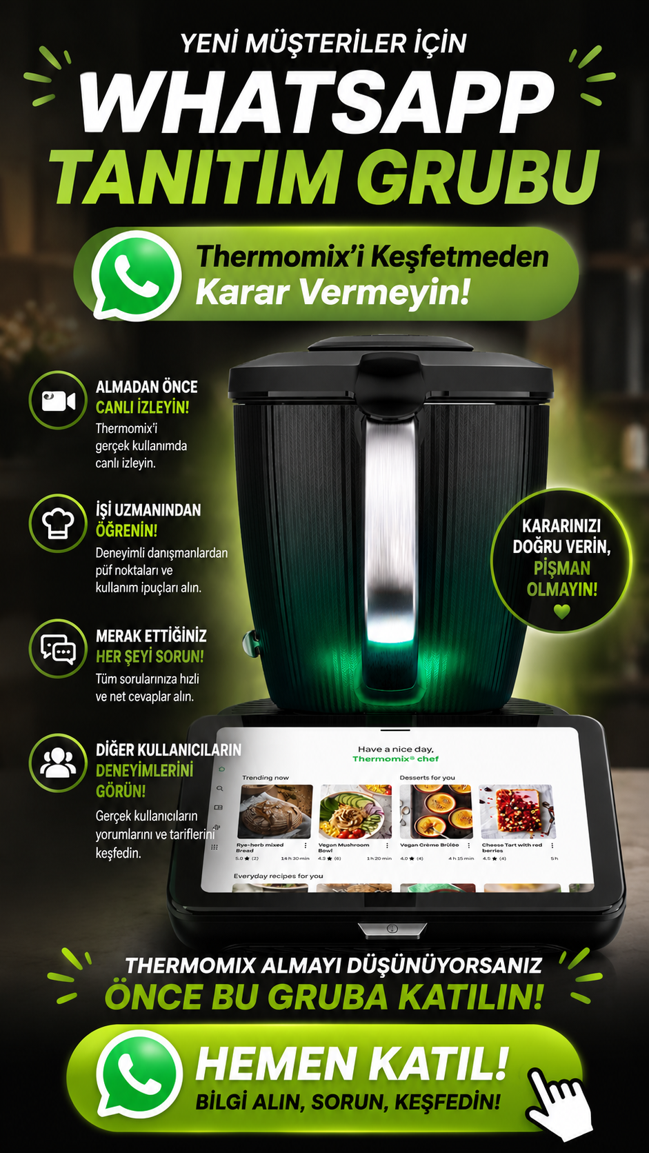 ThermoŞef WhatsApp Grubuna Katılın